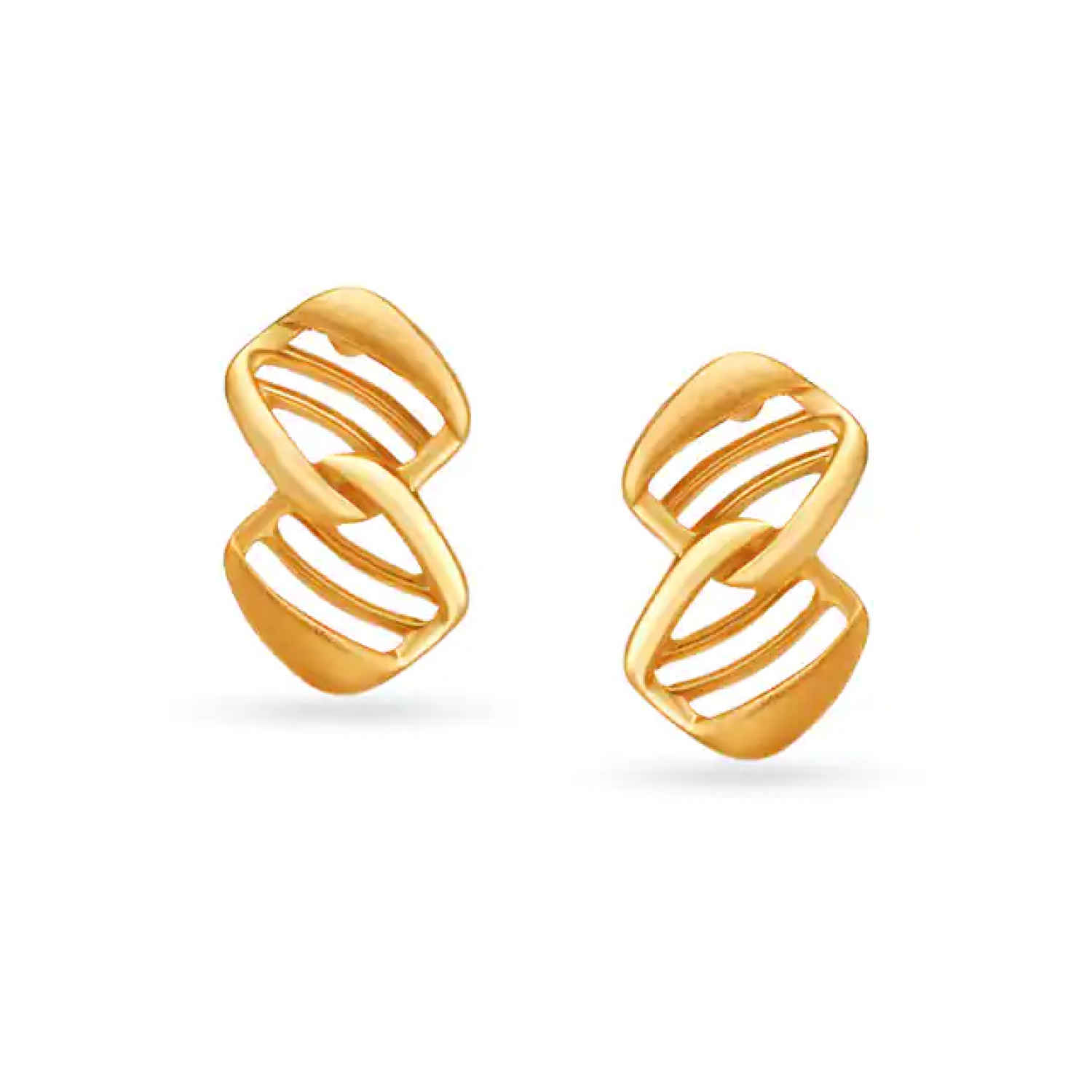 Fancy Motif Gold Stud