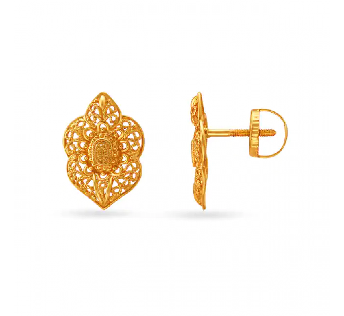 Aiden Loral Gold Studs Earring