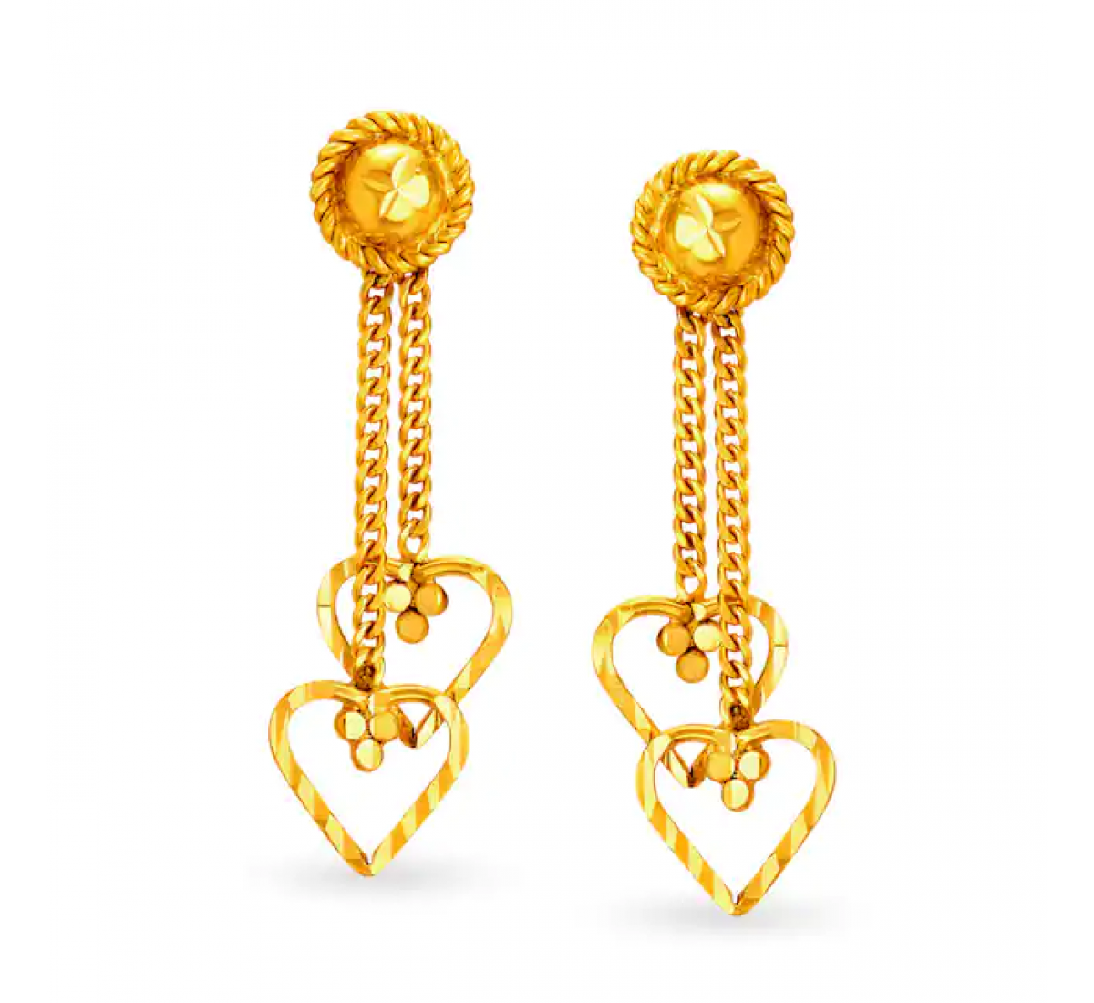 Flamboyant Gold Leaf Drops