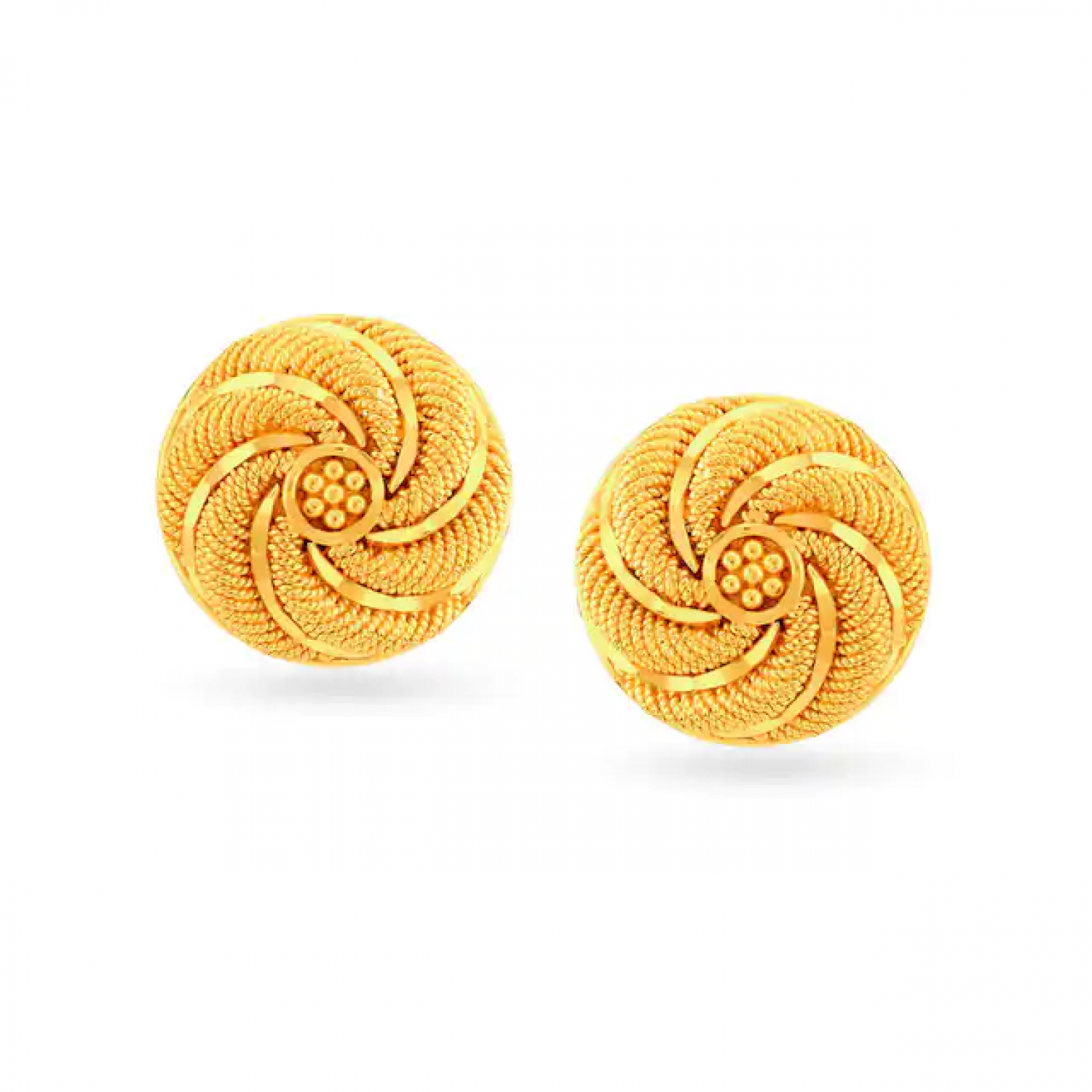 Geometric Yara Gold Studs
