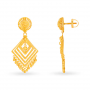 Edgy Gold Geometric Drop