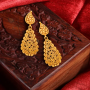 Enrapturing Gold Paisley Drops