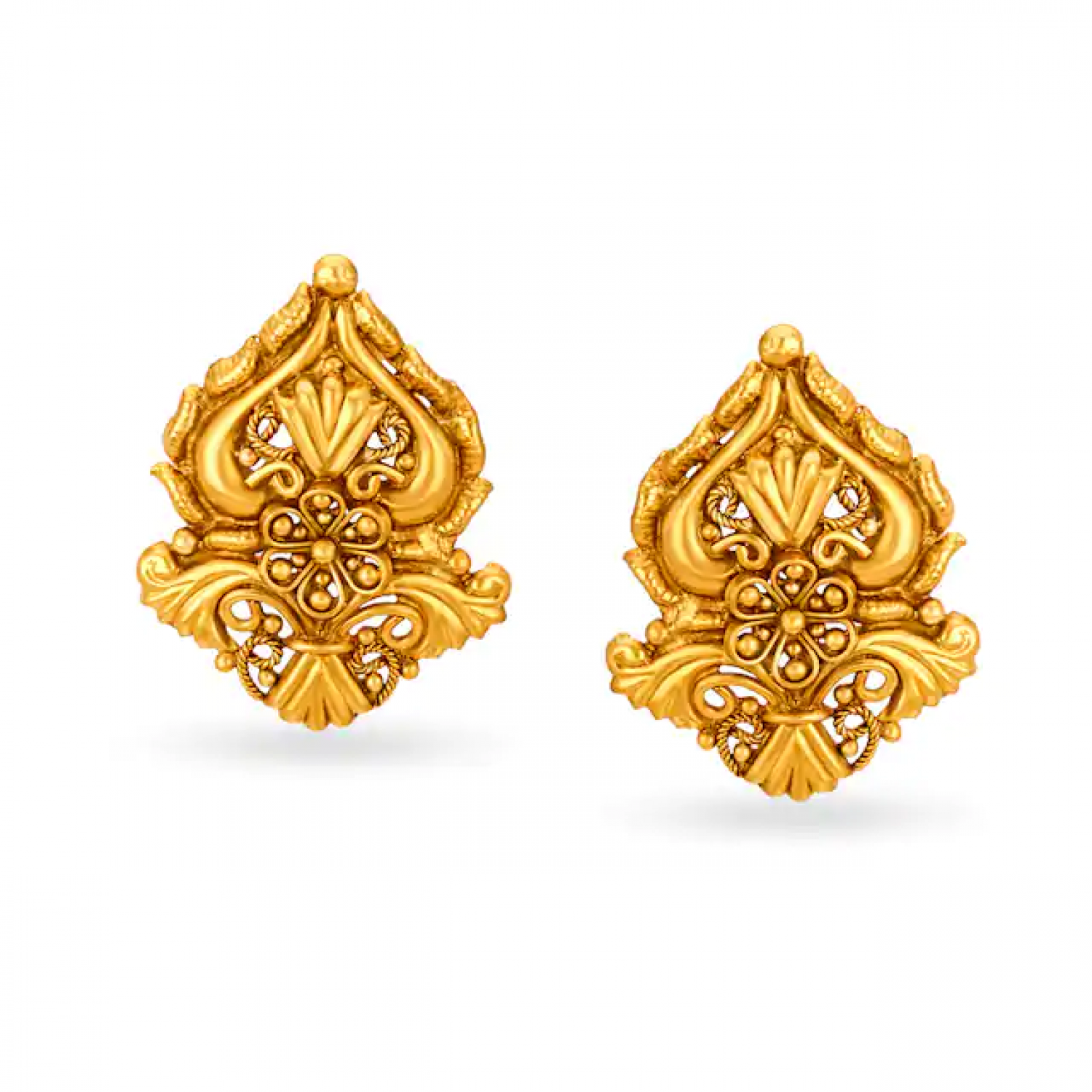 Anushri Inspired Gold Stud