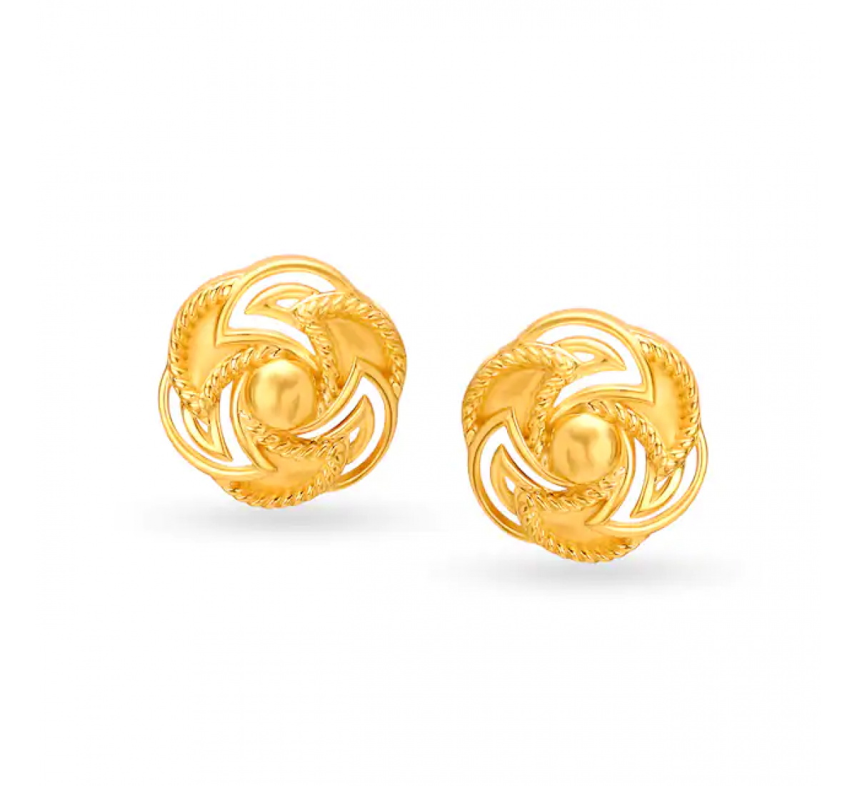 Hypnotic Sleek Gold Stud