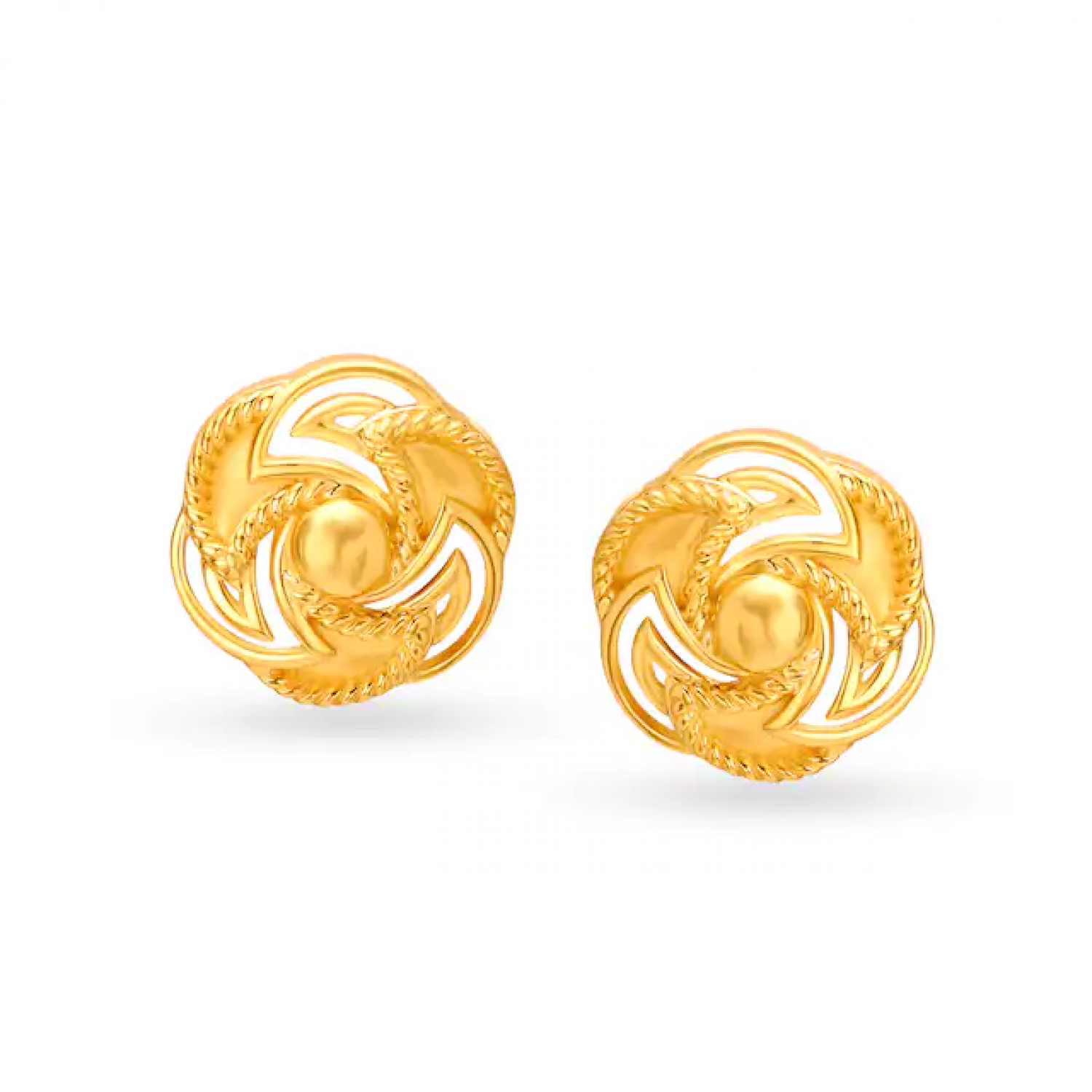 Hypnotic Sleek Gold Stud