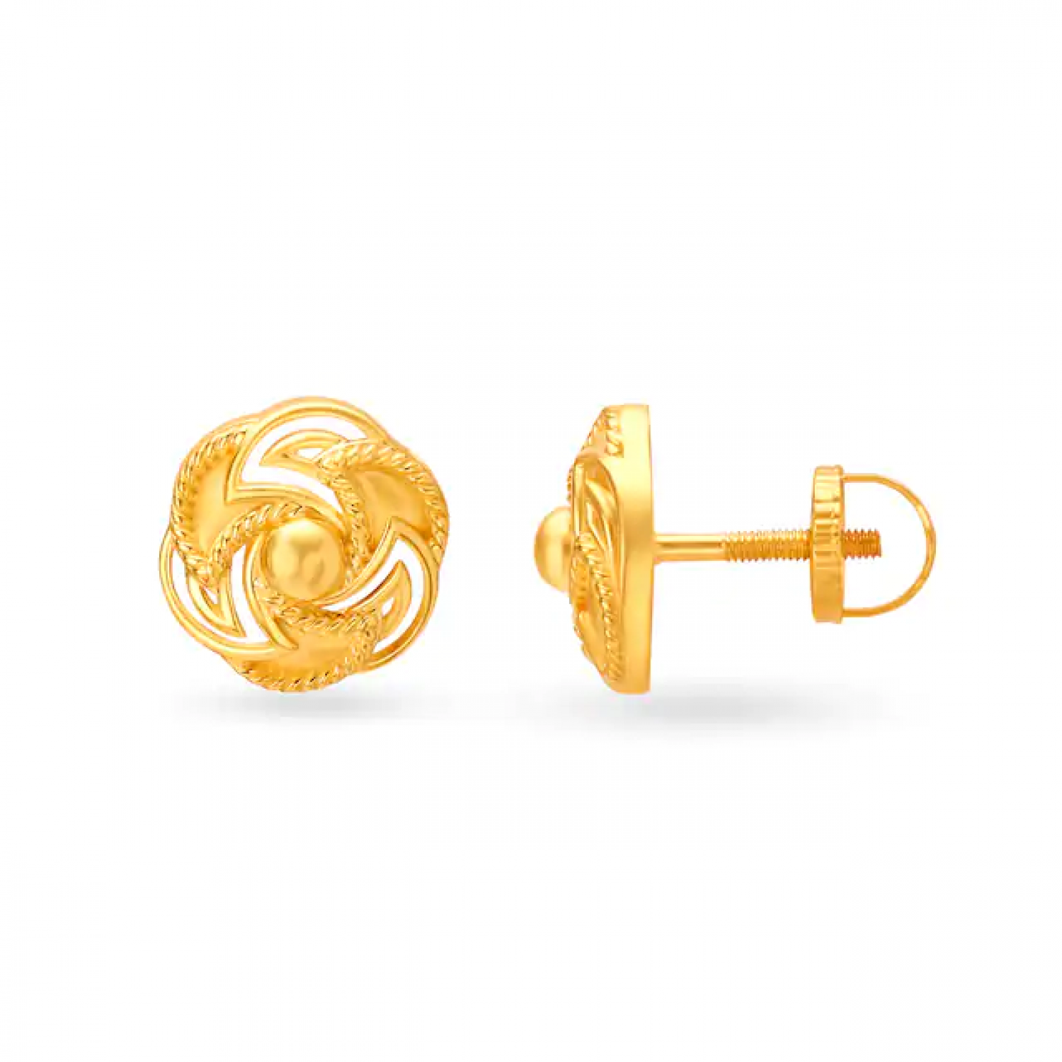 Hypnotic Sleek Gold Stud