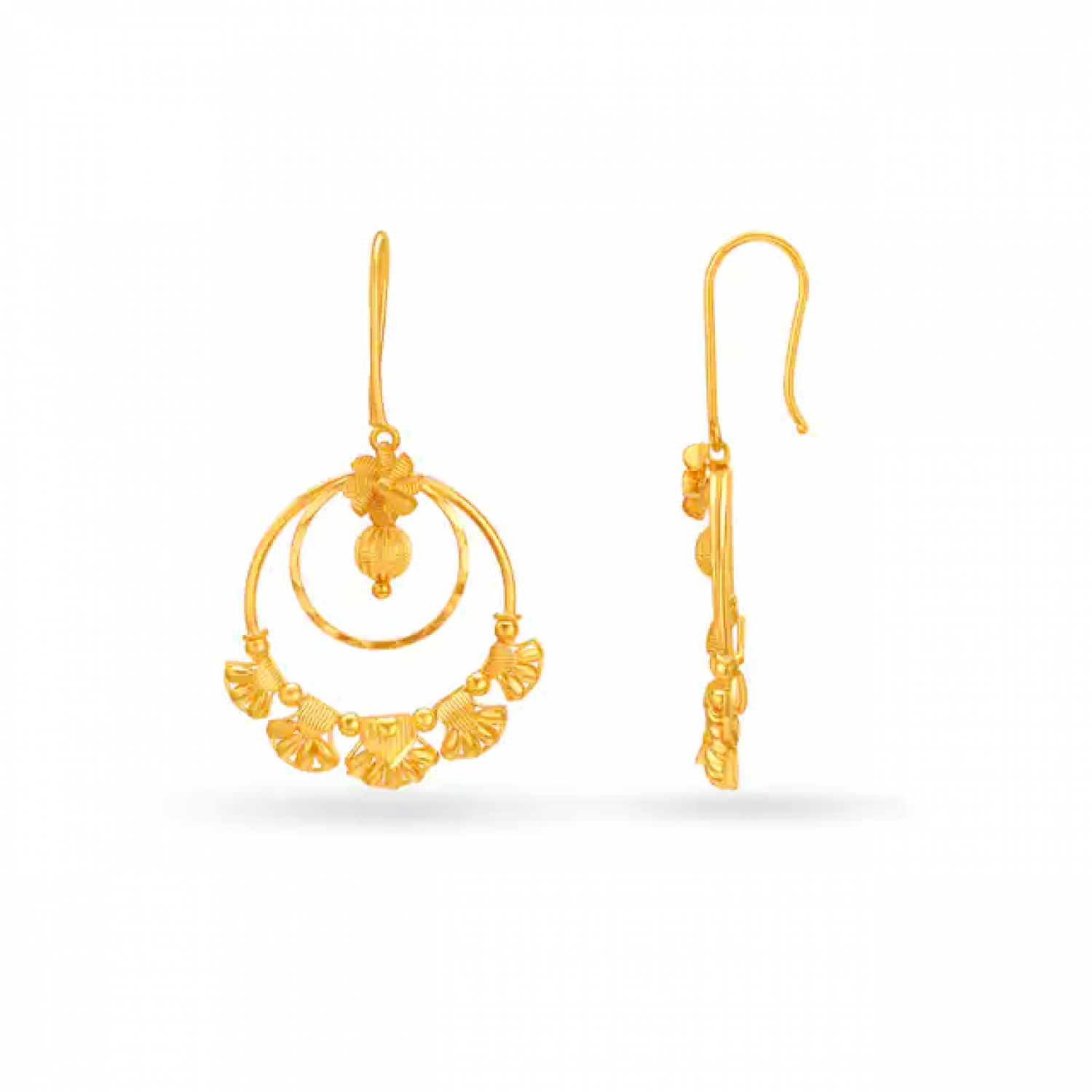 Large Hoop Gold Earrings