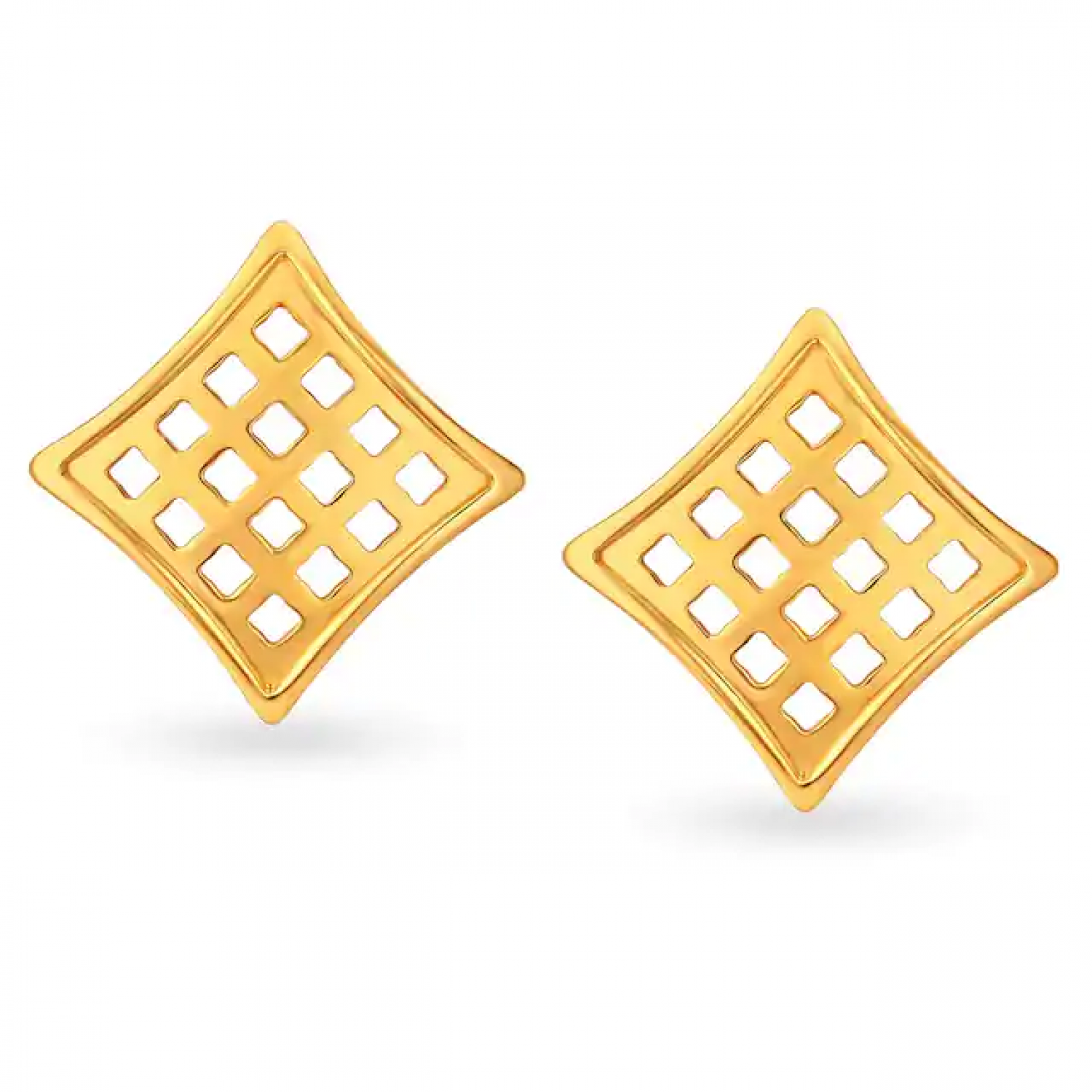 Bhanu Sleek Gold Studs