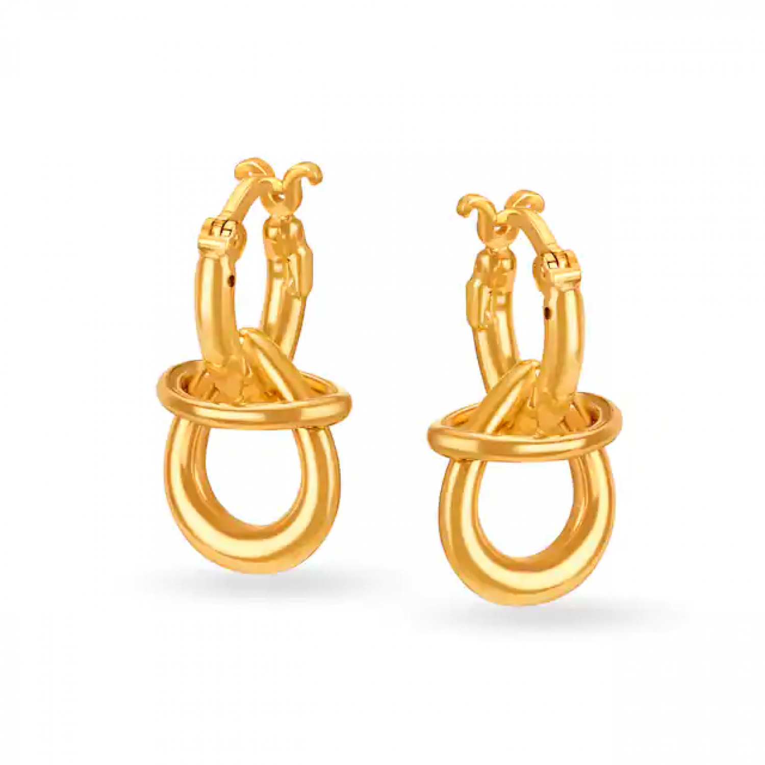 Claire Hoop Gold Earrings