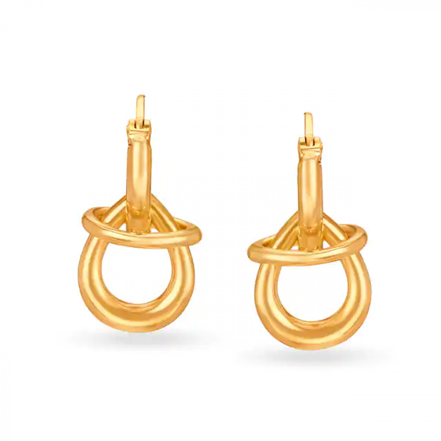 Claire Hoop Gold Earrings