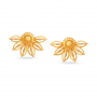 Unique Floral Gold Stud