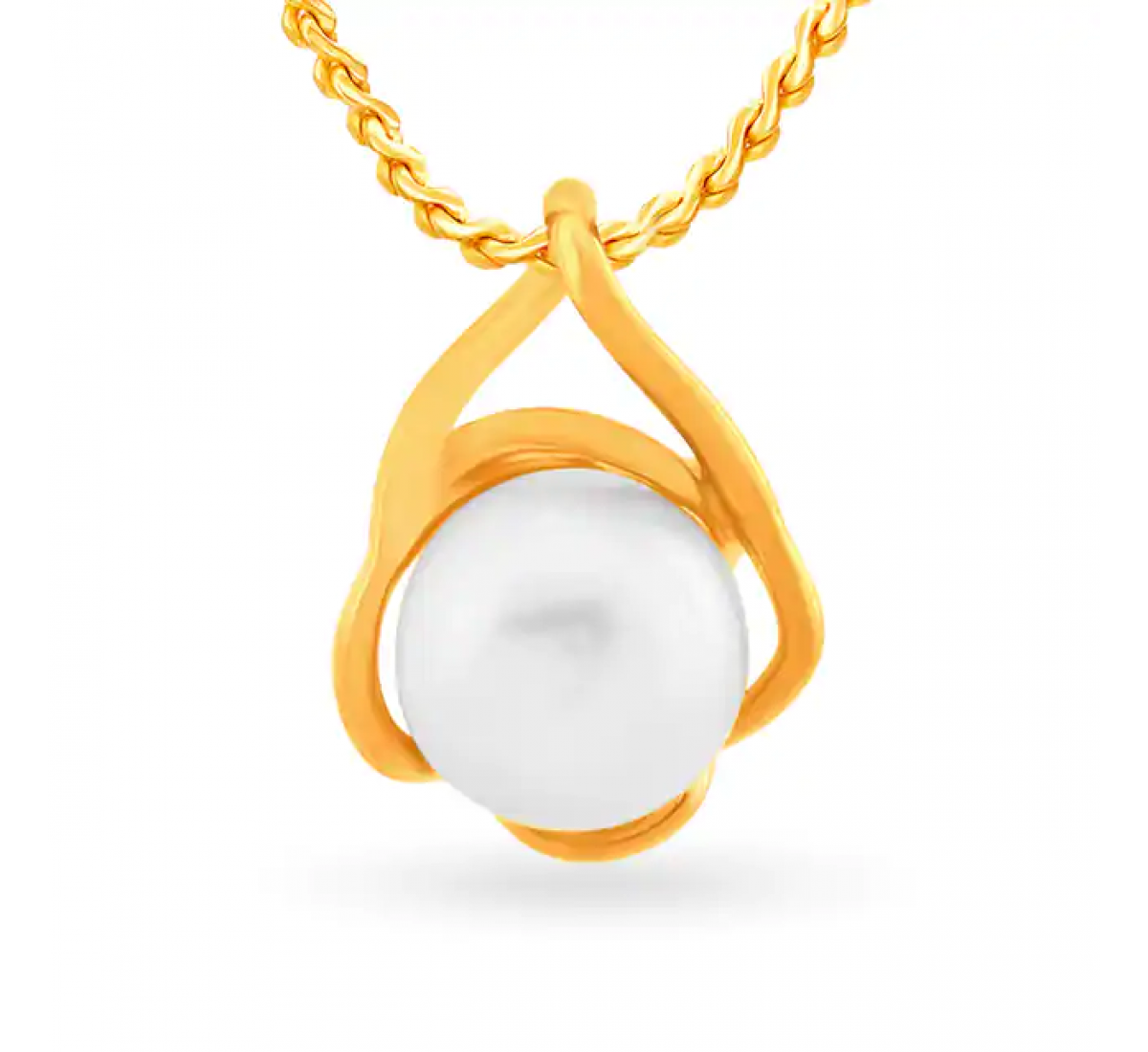 Captivating Pearl Gold Pendant