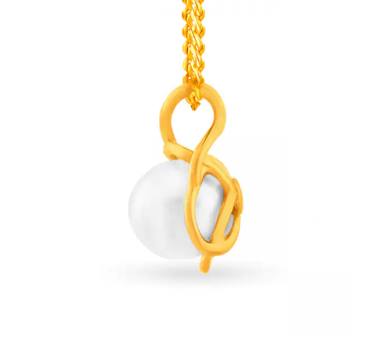 Captivating Pearl Gold Pendant