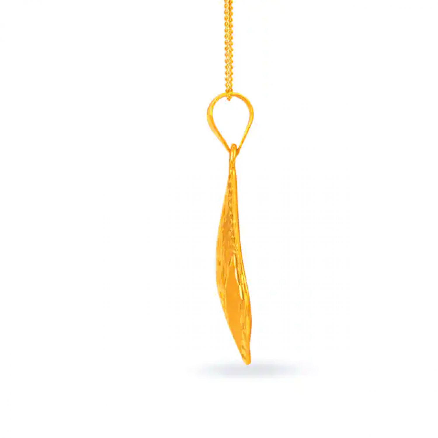 Ainsley Teardrop Gold Pendant