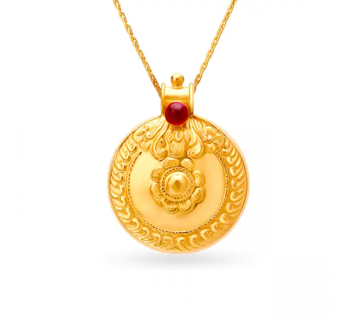 Ornate Gold Thali Pendant