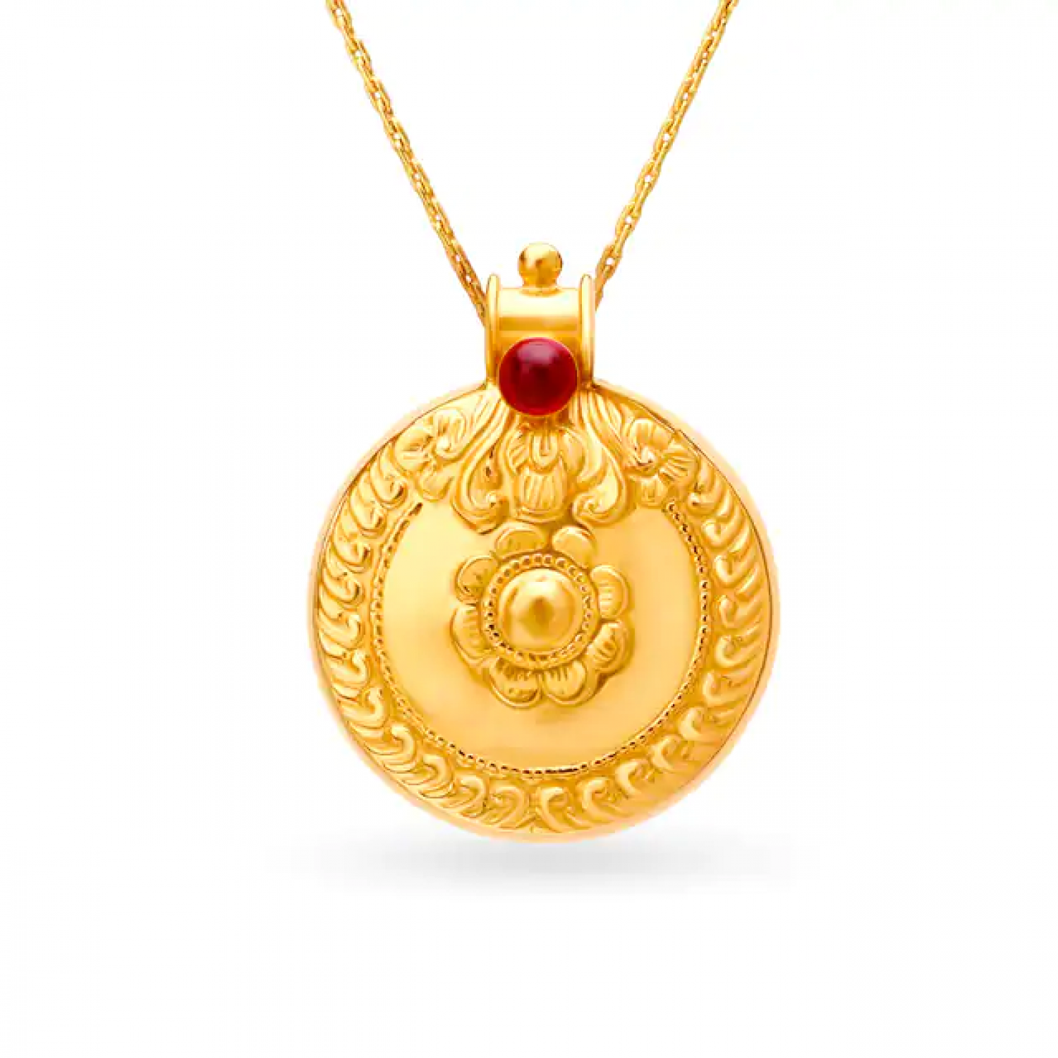 Ornate Gold Thali Pendant
