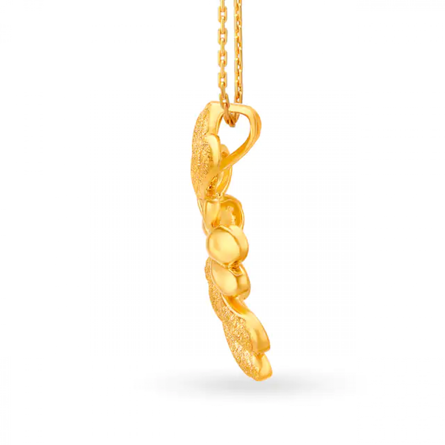 Charming Gold Abstract Pendant