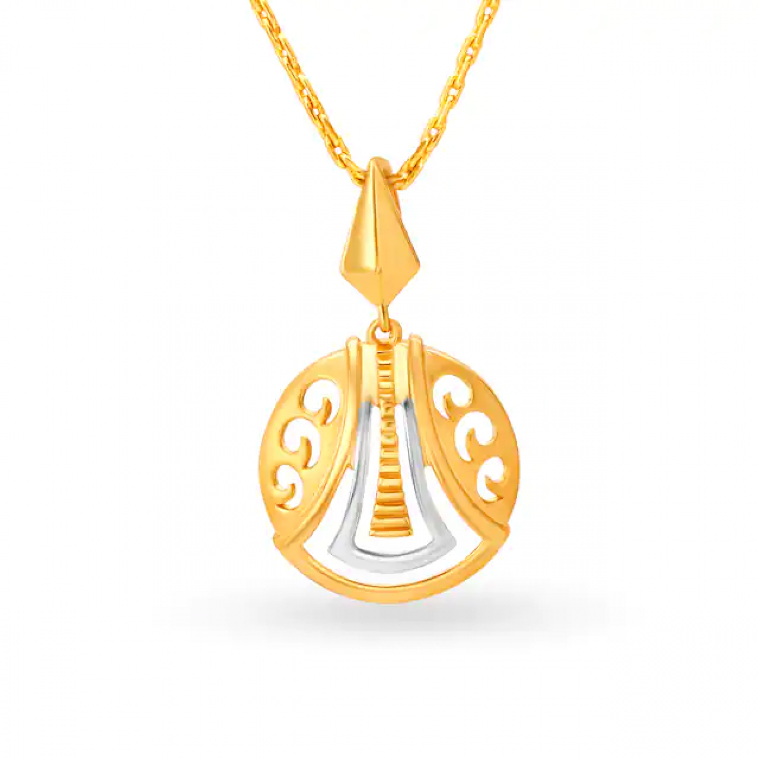 Beatific Gold Pendant