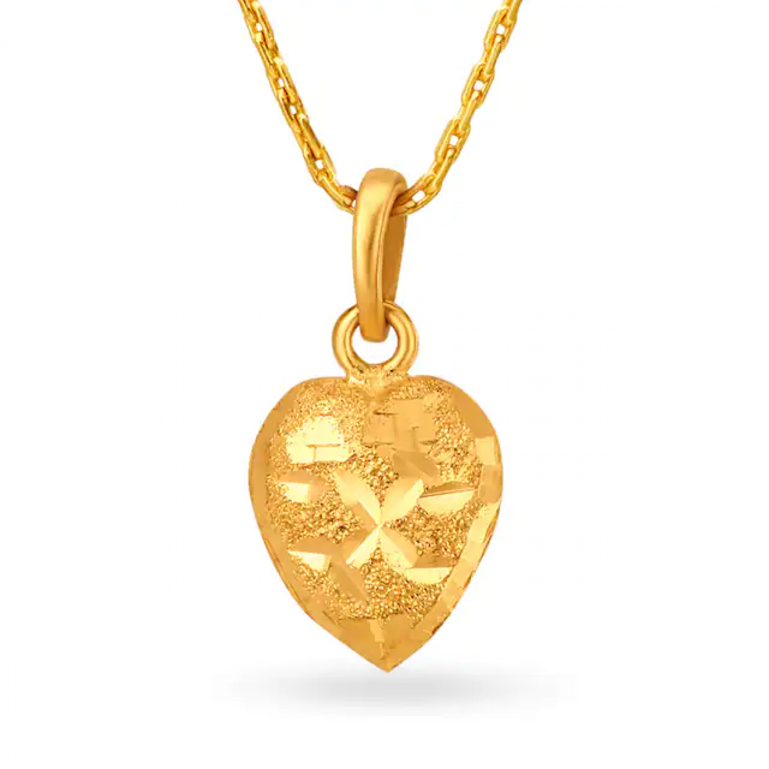 Diminutive Gold Leaf Pendant