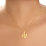 Adorable Gold Heart Pendant