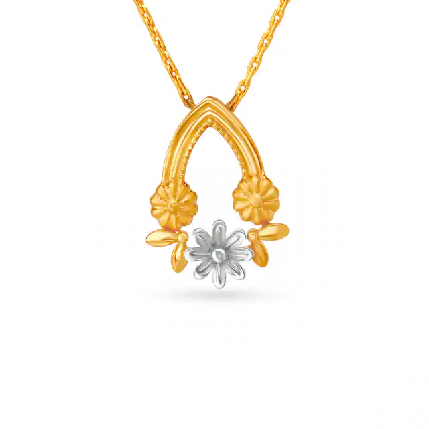 Julia Floral Gold Pendant