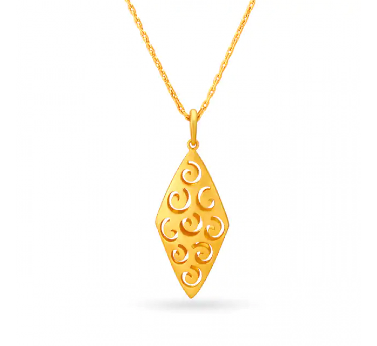 Spiral Gold Pendant