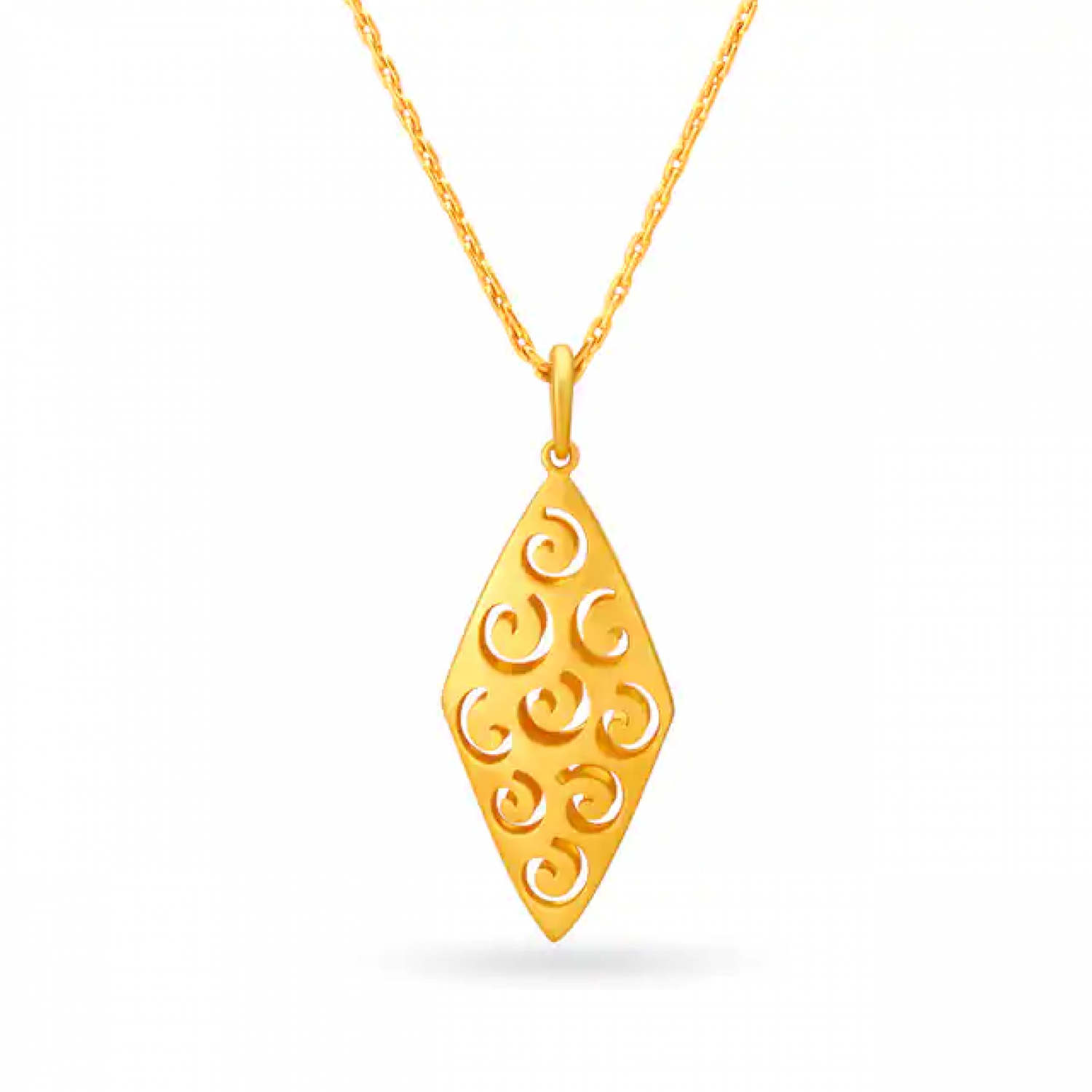 Spiral Gold Pendant