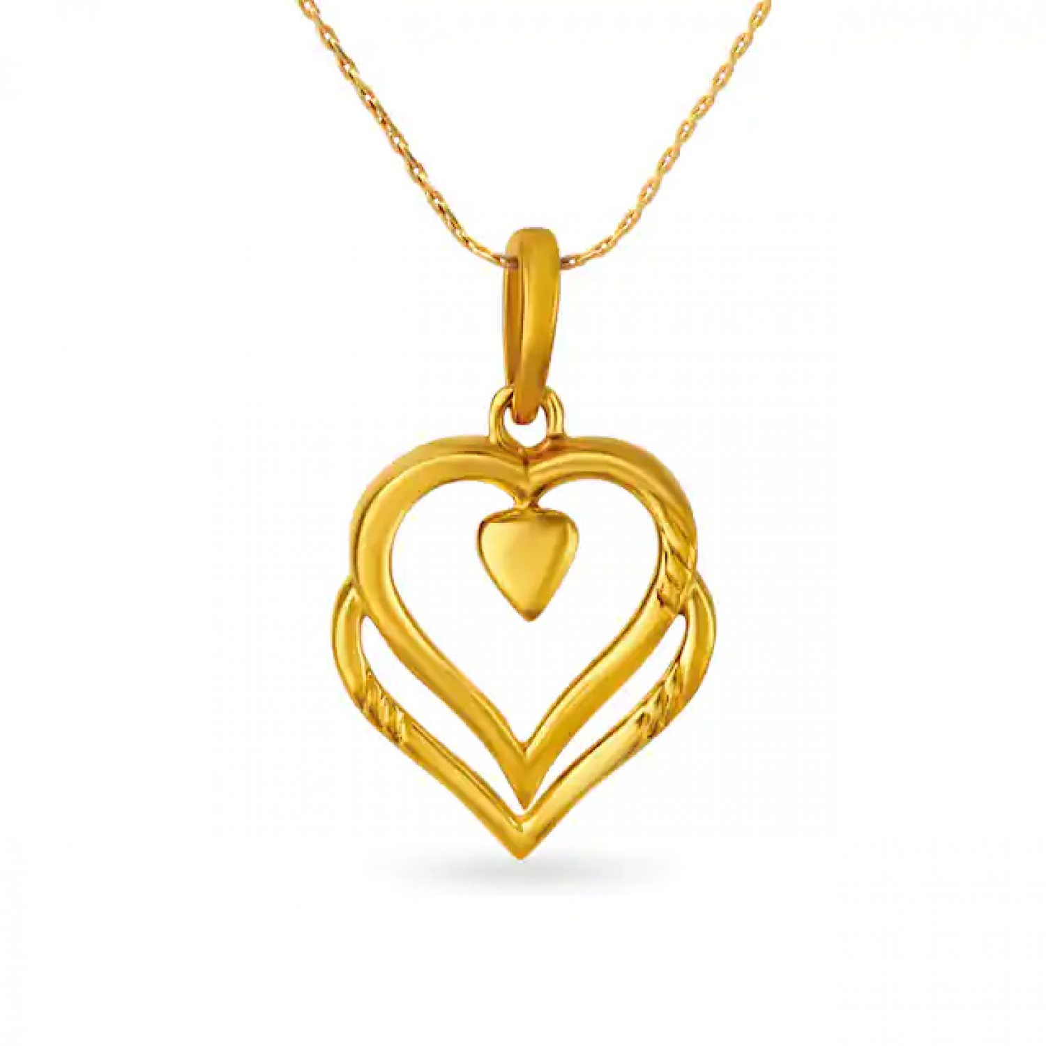 Lovely Gold Heart Pendant