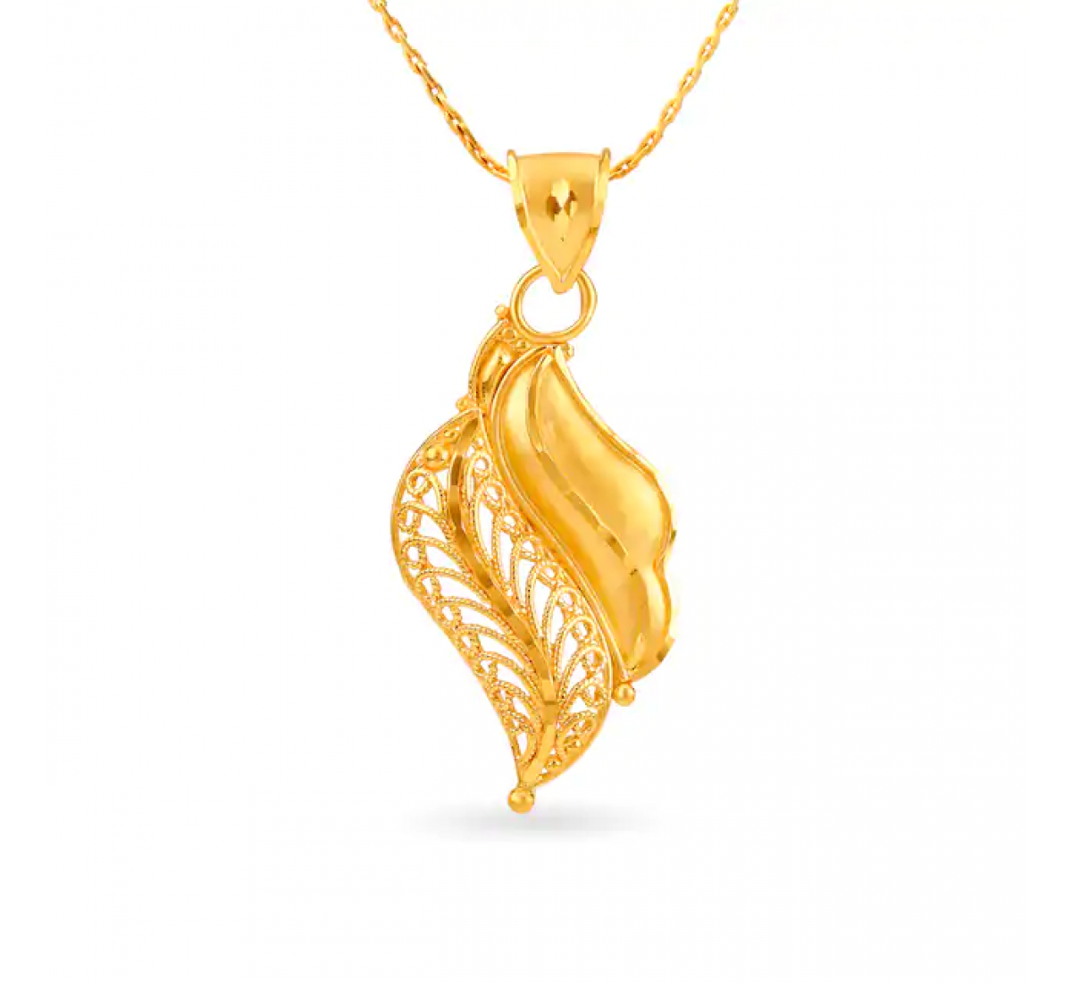 Marcus Filigree Gold Pendant