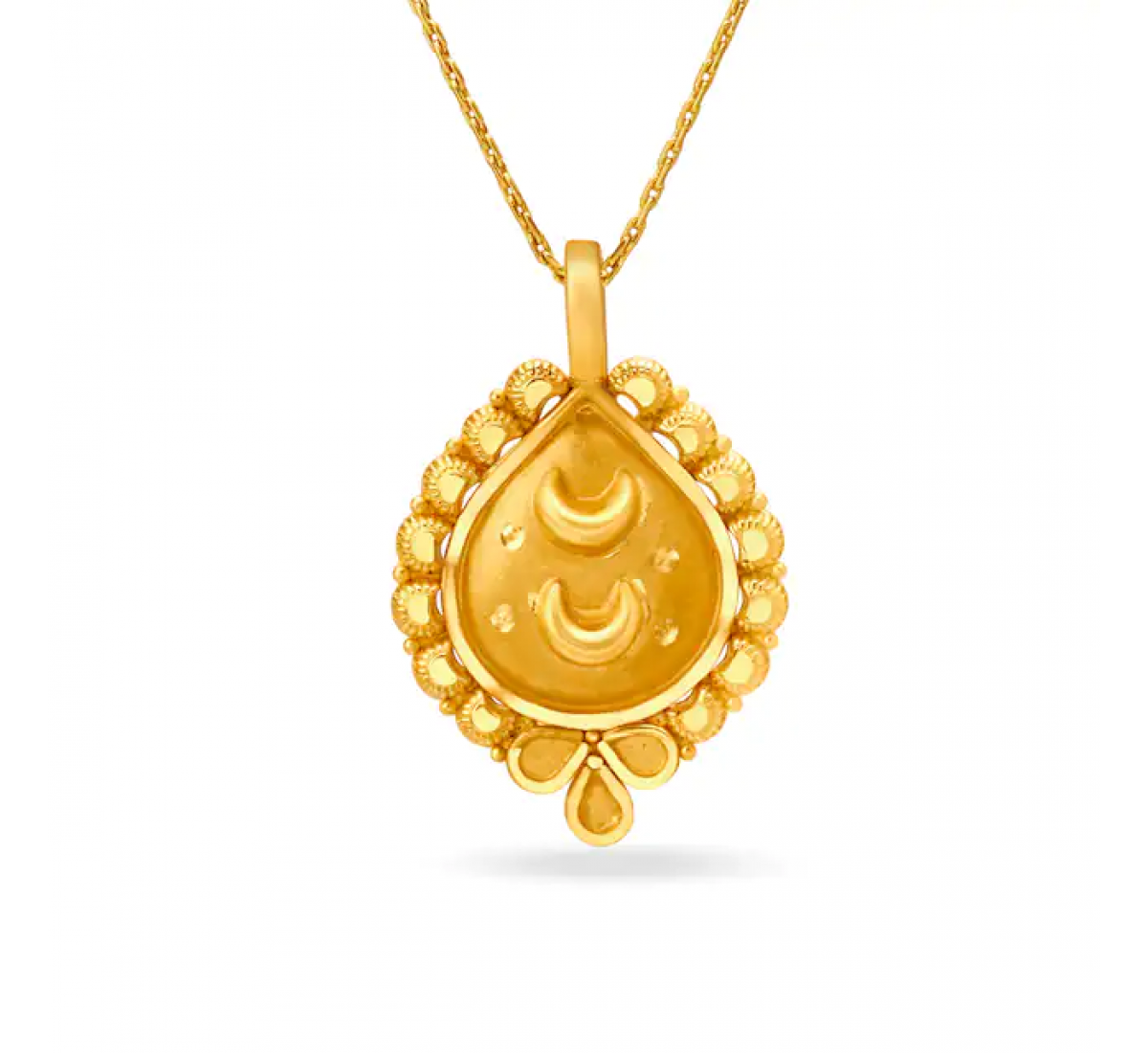 Pear Shape Gold Pendant