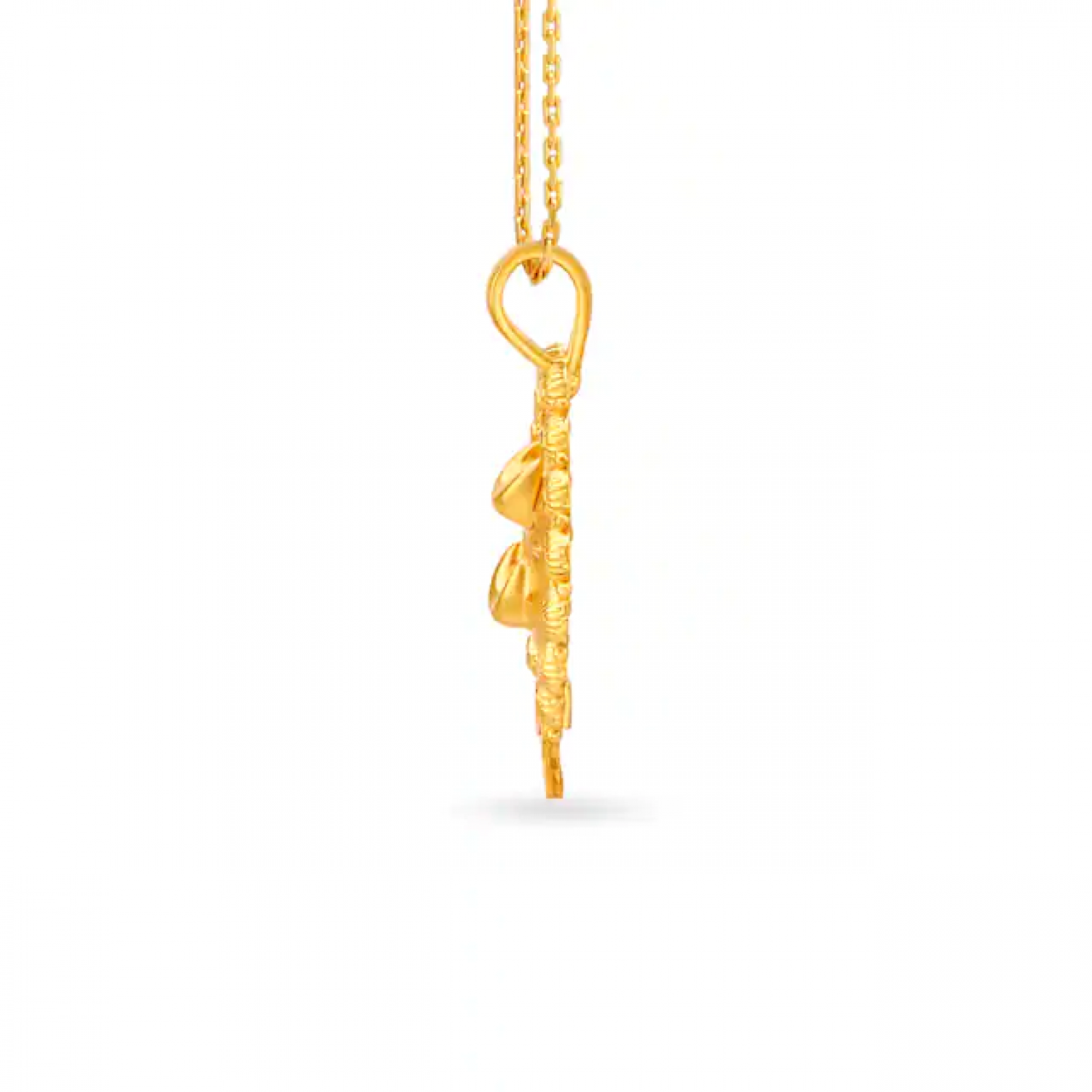 Pear Shape Gold Pendant