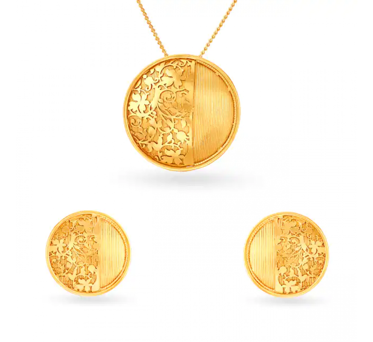 Agnes Gold Pendant Set
