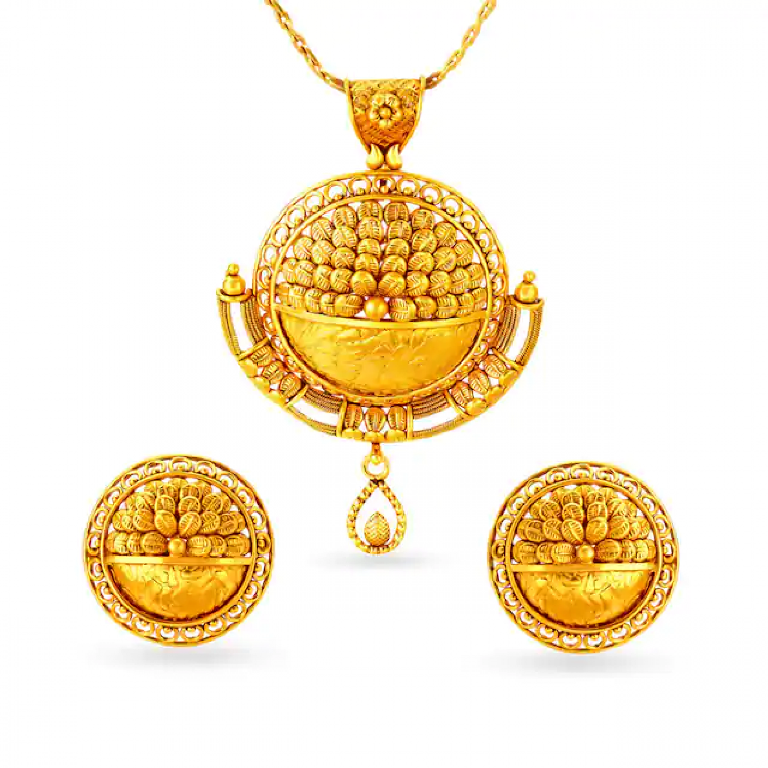 Elizabeth Gold Pendant Set