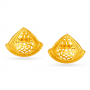 Triangular Gold Pendant Set