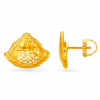 Triangular Gold Pendant Set
