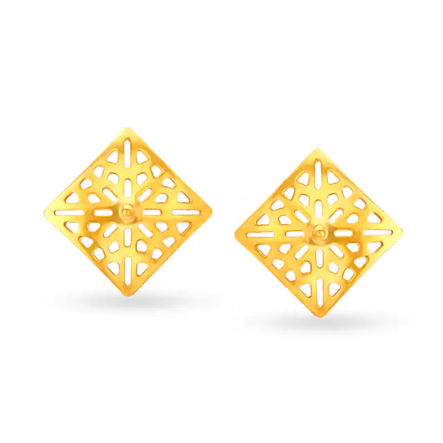 Geometeic Gold Pendant Set
