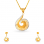 Solstice Gold Pendant Set