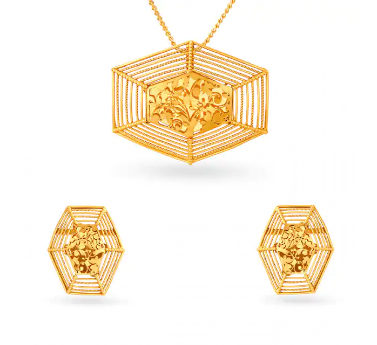 Rtistic Kaia Gold Pendant Set
