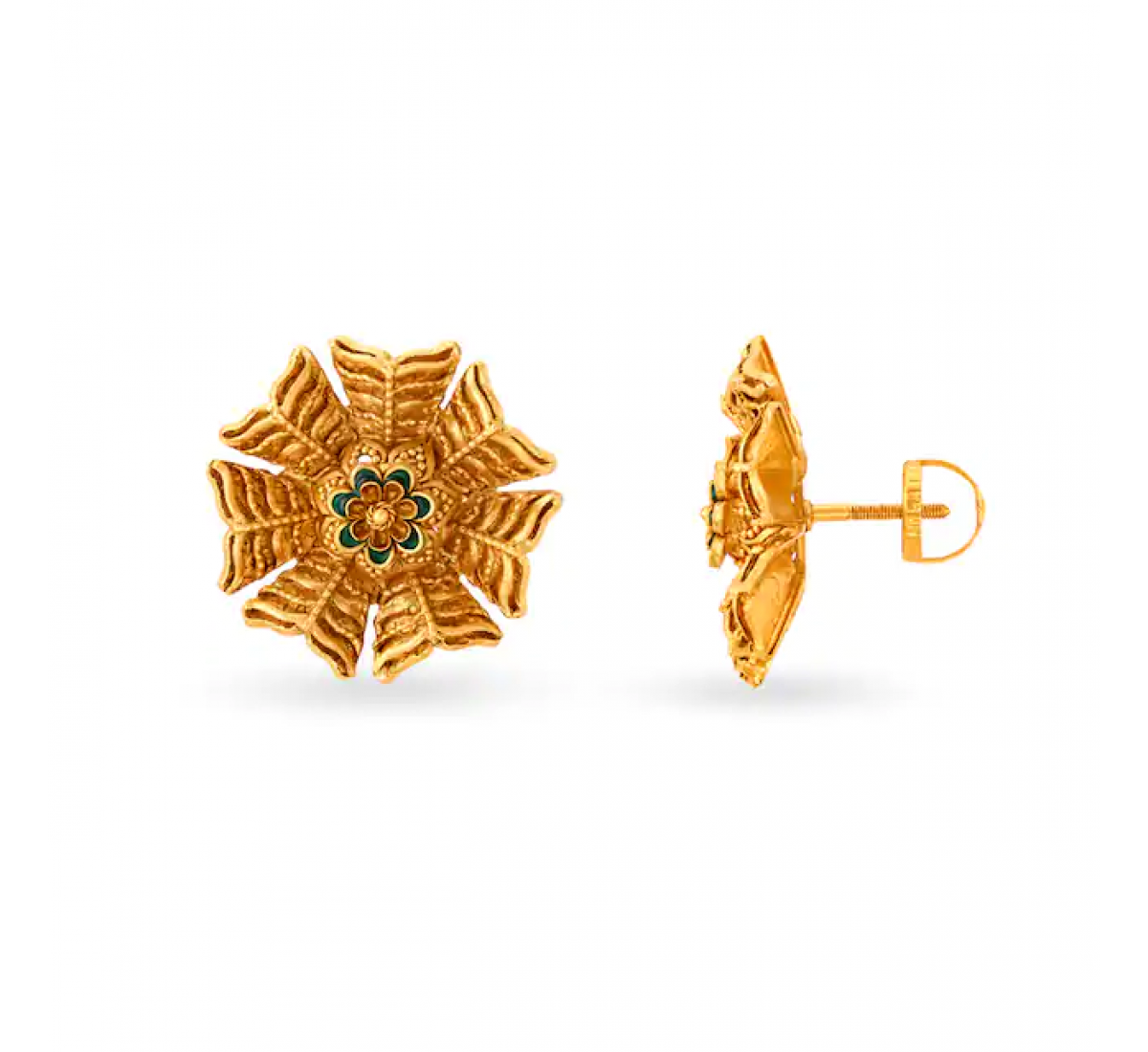 Knox Floral Gold Pendant Set