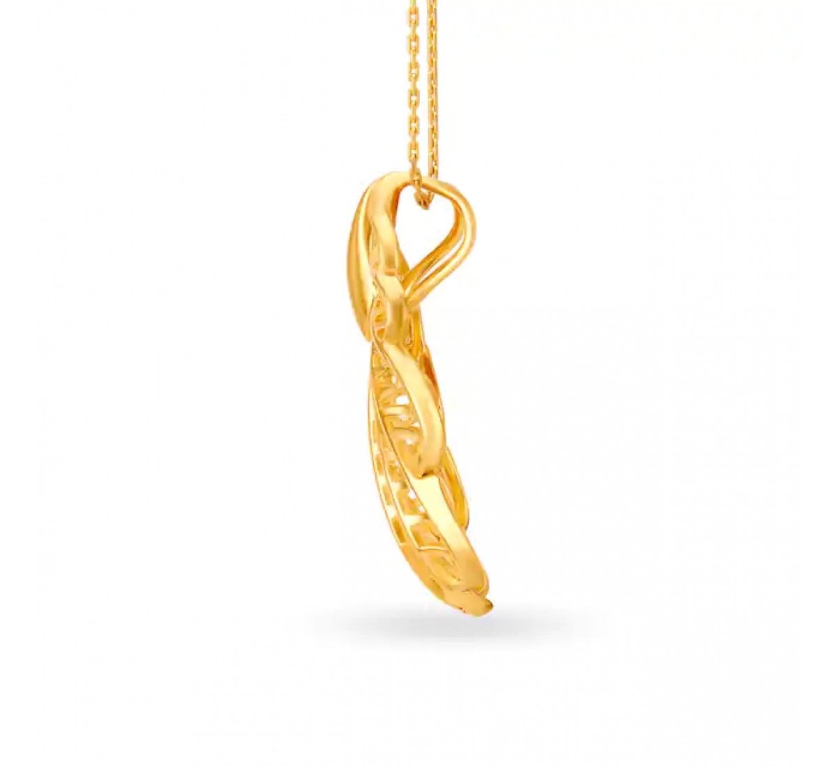 Leo Gold Peacock Pendant Set