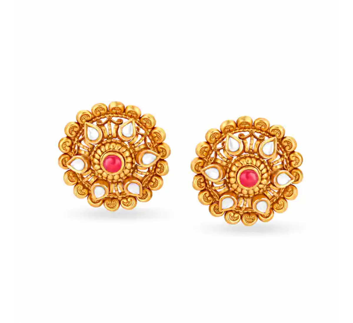 Enchanting Gold Pendant Set