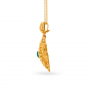 Artsy Floral Gold Pendant Set