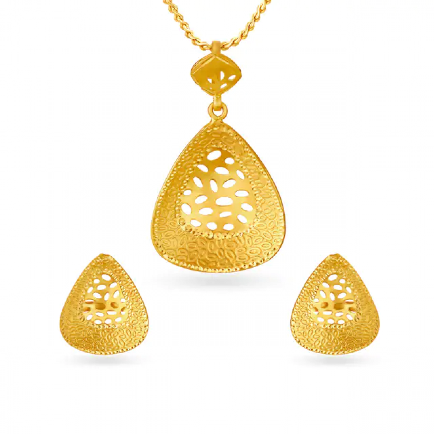 Wilfred Bold Gold Pendant Set