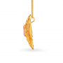 Opulent Lotus Gold Pendant Set