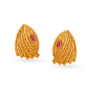 Opulent Lotus Gold Pendant Set
