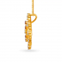 Navya Floral Gold Pendant Set