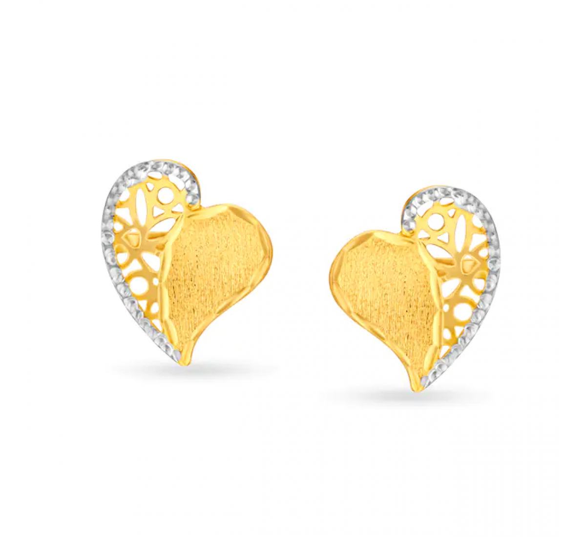 Leonora Gold Heart Pendant Set