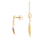 Gold Jaali Work Pendant Set