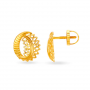 Stylish Gold Mesh Pendant Set
