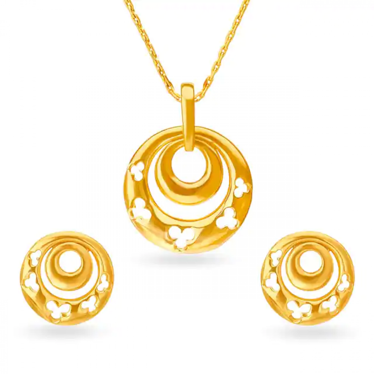 Elegant Clover Gold Set